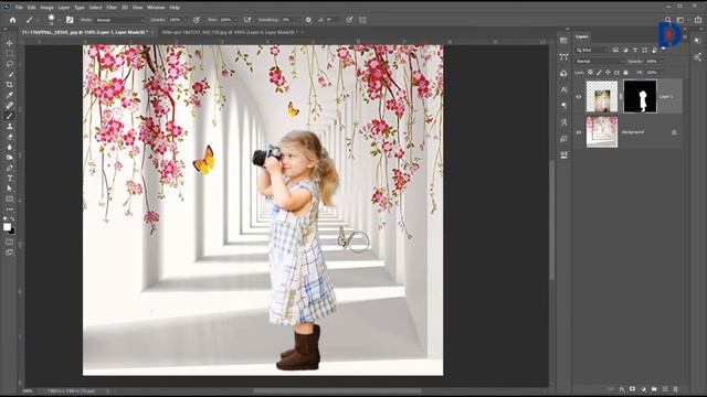 Layer Mask 01 | Photoshop Tips in Nepali | Design Design смотреть онлайн