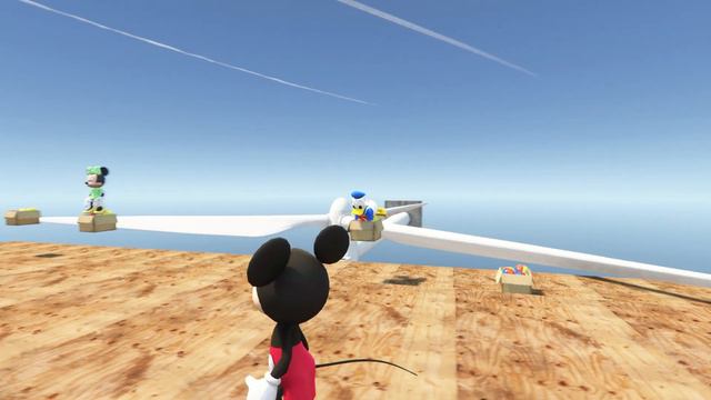 GTA 5 Mickey Mouse, Minnie & Donald Duck, Daisy Jumping Into Water Ep.11 смотреть онлайн