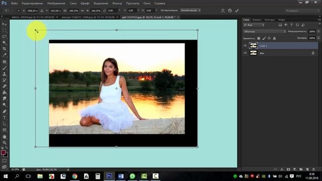 Как изменить в Фотошоп размер изображения. Как подогнать размер изображения в Фотошоп смотреть онлайн