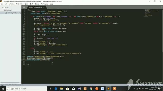 PHP API Login With POSTMAN смотреть онлайн
