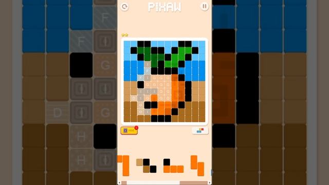 Pixaw (by BIGJAM) - free offline block puzzle game for Android - gameplay. смотреть онлайн