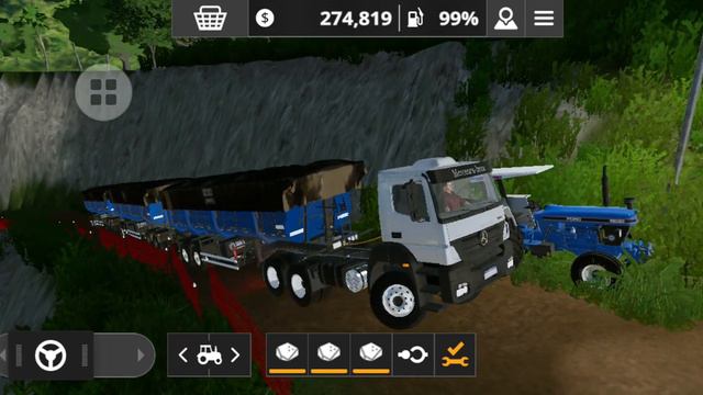 mercedes truck overload up hill in fs 20 смотреть онлайн