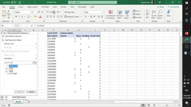 Unable to Group Dates in Pivot Table | Cannot group that selection | Excel смотреть онлайн