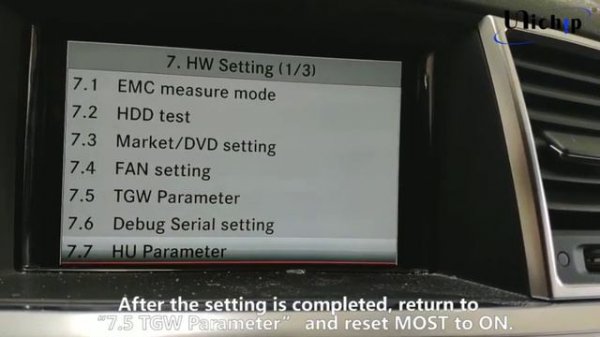 How to activate Mercedes NTG4.5 AUX audio channel from engineering menu?