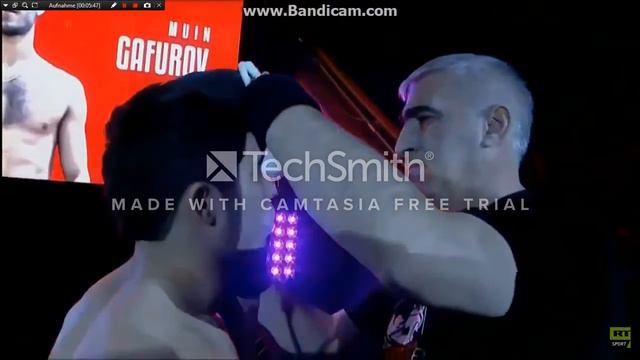 Муин Гафуров(Ong Bak)Таджикистан VS Бенд Адамия Грузия 24.03.2017 смотреть онлайн