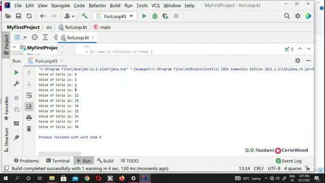 What is for loop in Kotlin ? | Learn Kotlin | Corio Wood смотреть онлайн