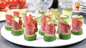 КАНАПЕ НА ШПАЖКАХ на праздничный стол – яркие, красочные, вкусные, быстрые и не разорят ваш кошелек