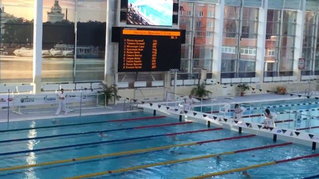 50 м брасс. Первенство Санкт-Петербурга. 2005 г.р. Московцев Саша смотреть онлайн