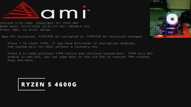 Placa Mãe Pichau Danuri A520M-PX - Teste de compatibilidade de processadores смотреть онлайн
