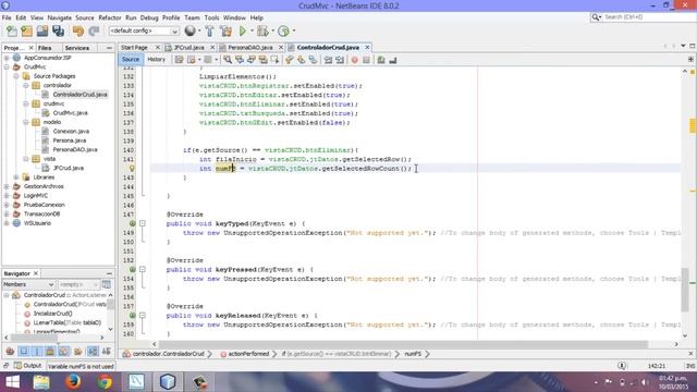 crud mvc en java ide netbeans: parte 2 - editar eliminar y buscar смотреть онлайн