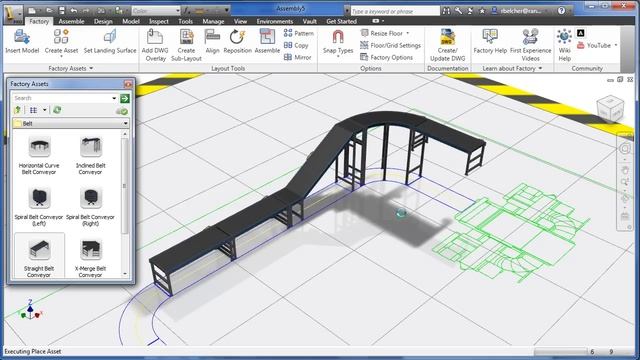 3D Visual Layout with Factory Design Suite смотреть онлайн