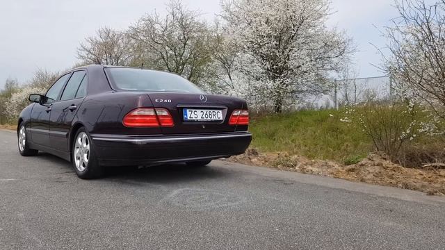 2001 Mercedes E240 W210 | V-MAX. RACEBOX 0-100, 100-200 km/h. Próba autostradowa i prezentacja. смотреть онлайн