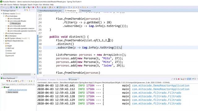 Curso #ProjectReactor - 7 Operadores de Filtrado смотреть онлайн