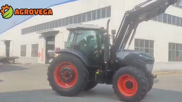 Трактор AGROVEGA с погрузчиком смотреть онлайн