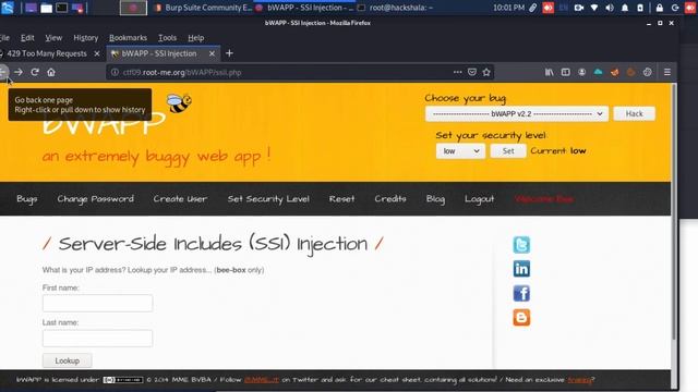 Mail Header Injection - SMTP | Server Side - Includes Injection ( SSI ) смотреть онлайн
