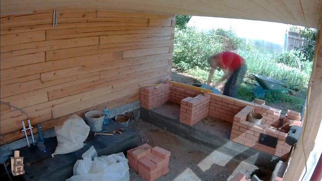 Кладка комплекса барбекю 539