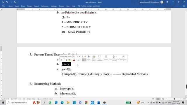 Methods of Thread class in java (Part 3) | multithreading in Java | Method in thread | Tutorial #64 смотреть онлайн