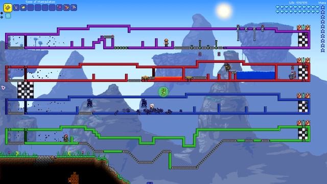 Making Terraria NPCs race for my amusement смотреть онлайн