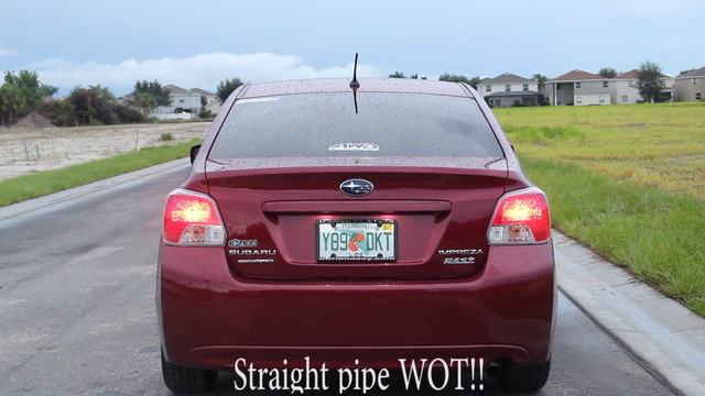 2013 Subaru Impreza 2.0i Exhaust Comparison.