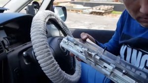 Toyota Corolla Spacio устанавливаем приборку с тахометром.