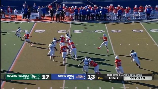 Collins Hill (GA) vs Graham-Kapowsin (WA) - GEICO State Champions Bowl Series - ESPN Highlights смотреть онлайн