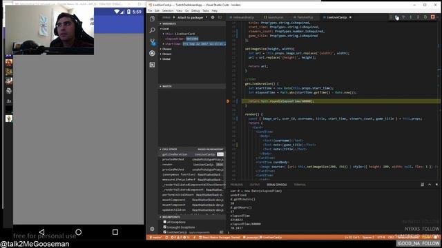 Twitch Live Stream: Playing with React Native and APIs Part 3 смотреть онлайн