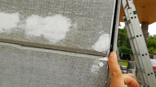 Проблемы при отделки фасада дома плоским шифером