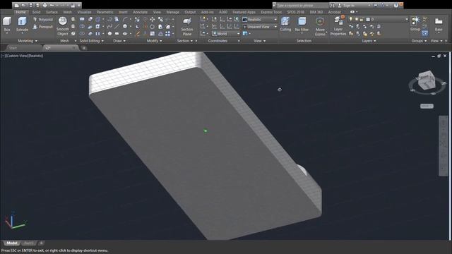 Autodesk AutoCAD Gillette Vector 2 Double Layer Shaving Razor encasement holder stand 3D model смотреть онлайн