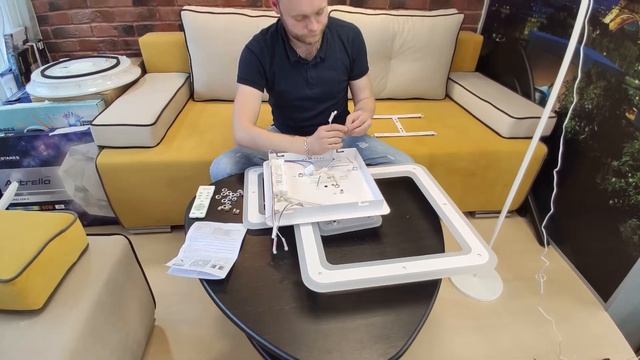 Инструкция по сборке светодиодной люстры Triplex square 124w S Estares смотреть онлайн