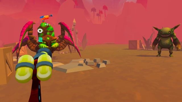 Playing "Pew Pew, Stuff Dies VR" Game - SideQuest - Oculus Quest 2 Virtual Reality Headset смотреть онлайн