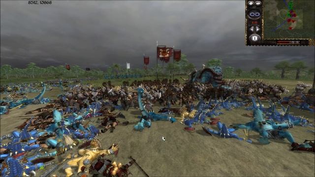 Call of Warhammer - Beginning End Times: Lizardmen vs. Warriors of Chaos (Total War Warhammer Mod) смотреть онлайн