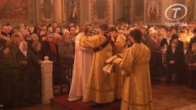 Рождественское богослужение в Туле смотреть онлайн