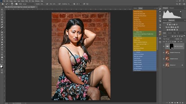 Photoshop CC Tutorial: How to retouching Skin смотреть онлайн