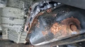 kia rio (jb) замена двух поддонов ДВС АКПП.