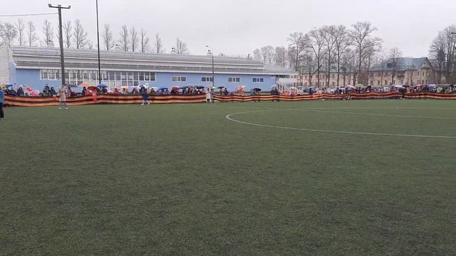 Флешмоб-акция "Георгиевская ленточка – песня Победы" смотреть онлайн