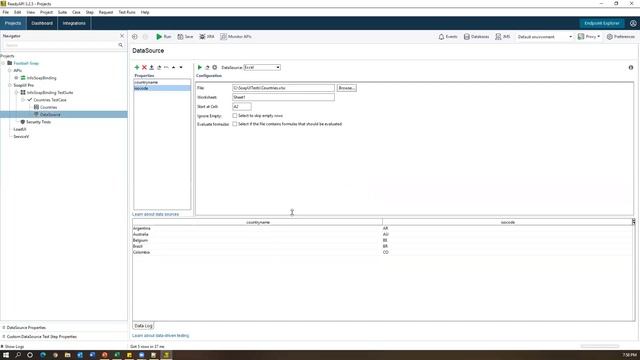 SoapUI Pro(Ready API) Webservices Testing Part 14- Data Driven Testing using Excel смотреть онлайн