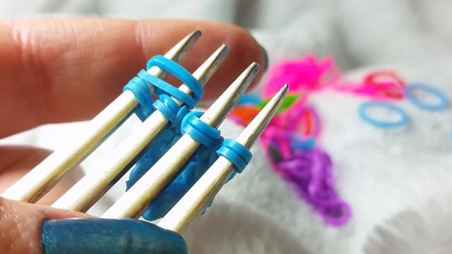Rainbow Loom-Pulseira De Elásticos com o garfo-Loom Bands Bracelet смотреть онлайн