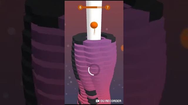 Игра Stack Ball начало уровень 1/9 смотреть онлайн