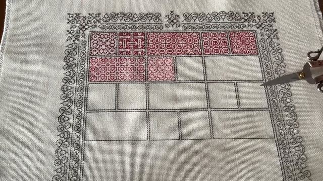 Flosstube 60. Punto de trazos o Blackwork смотреть онлайн