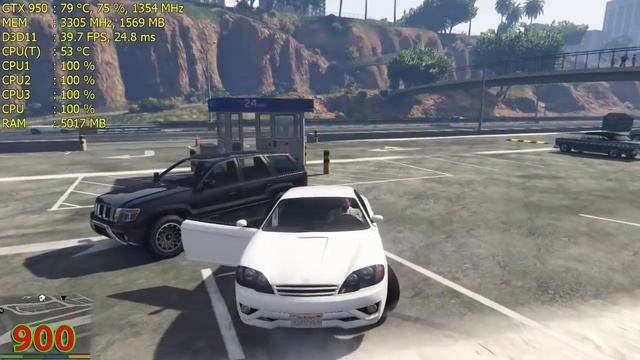 GTA 5 Athlon ii x3 445 GTX 950 (1080,900,720) Ultra смотреть онлайн
