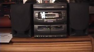 1998 Sharp CD-C406 stereo system