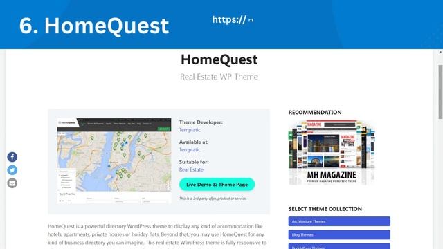 Top 10 Real Estate WordPress Themes смотреть онлайн
