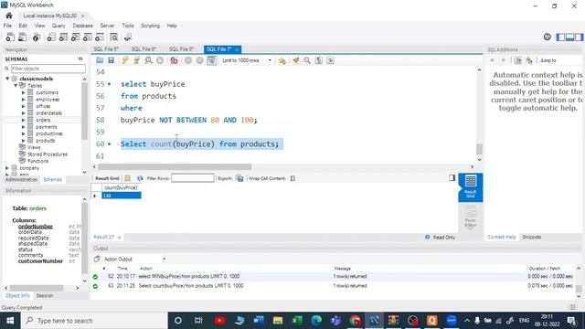 25.1. Aggregate Functions Count() in MySQL |Introduction to MySQL|For Beginners|Start Career in Dat смотреть онлайн