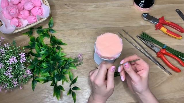 Букет из тюльпанов на ножке/Собираю полукруглый букет/Мыловарение/Soap/Bouquet/Tulip смотреть онлайн