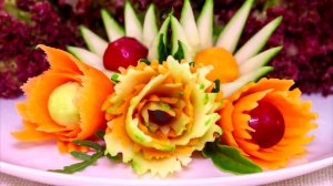 Фруктовые и овощные композиции  *  Удачное решение