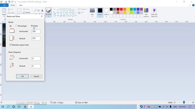 How to Resize a Image using Microsoft Paint смотреть онлайн