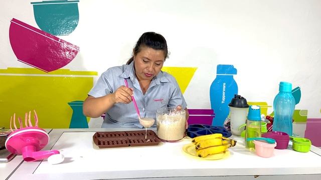 Wafles Con Moldes De Silicon Tupperware/ Desayuno Nutritivo