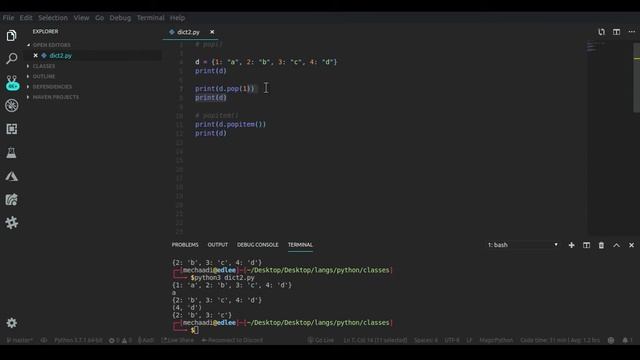 DICTIONARY METHODS | PYTHON | A7A смотреть онлайн
