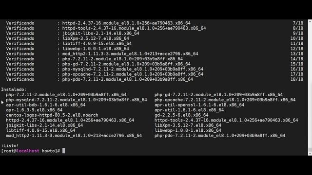 Apache en CentOS 8 смотреть онлайн