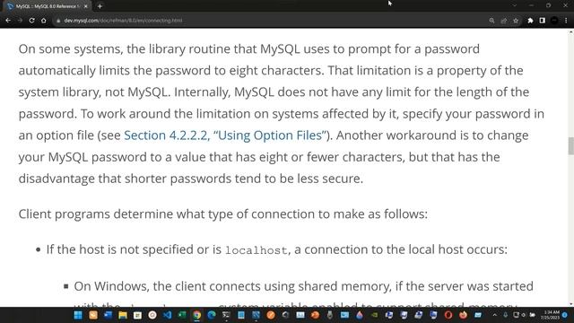 Connecting to the MySQL Server Using Command Options: Using MySQL Programs - MySQL. смотреть онлайн